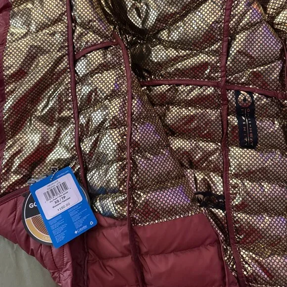 NWT *Columbia* Joy Peak Mid Hooded Parka | Beetroot Red | XS | Omni Heat Warmth - Picture 12 of 12